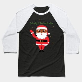 Know it all Santa Baseball T-Shirt